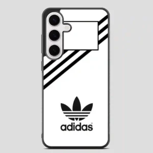 Adidas White Strip Samsung Galaxy S24 Plus Case