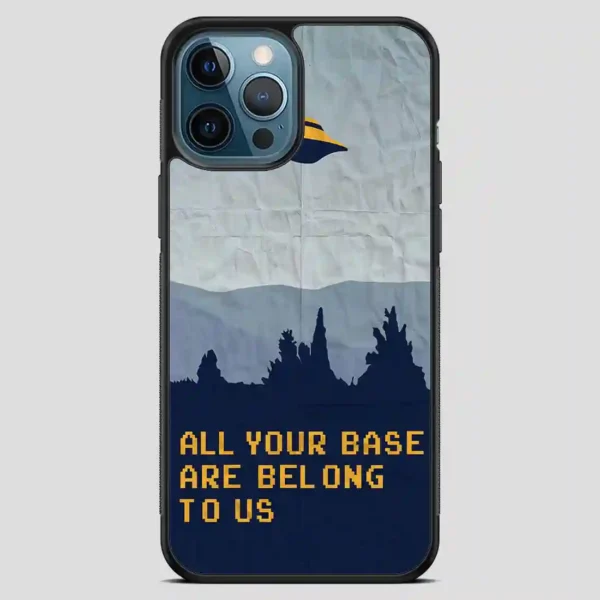 All Your Base Are Belong To Us iPhone 12 Pro Max Case