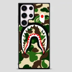 Army Bape Shark Samsung Galaxy S23 Ultra Case
