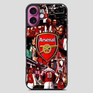 Arsenal Football Clubplayer iPhone 16 Plus Case