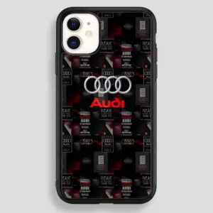 Audi Logo Collage iPhone 12 Case
