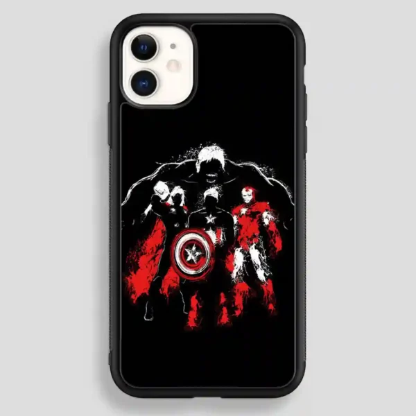 Avenger Painting Watercolor iPhone 12 Case
