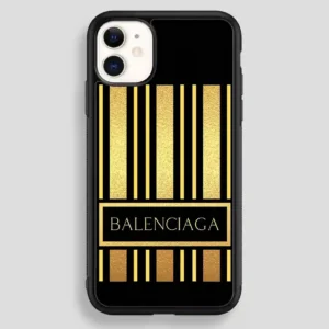 Balenciaga Line Golden iPhone 12 Case
