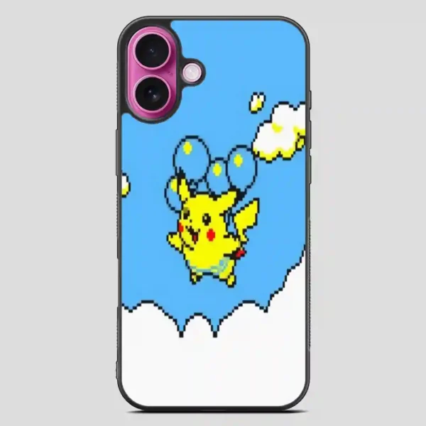 Balloon Pikachu iPhone 16 Plus Case