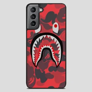 Bape Shark Red Samsung Galaxy S21 Plus Case