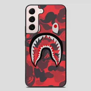Bape Shark Red Samsung Galaxy S22 Plus Case