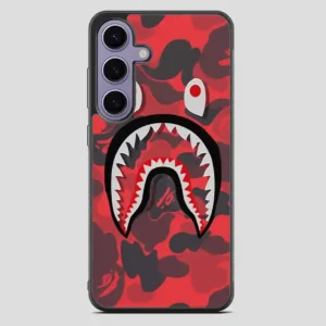Bape Shark Red Samsung Galaxy S23 Plus Case