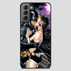 Batman And Wonder Woman Kiss Samsung Galaxy S21 Plus Case