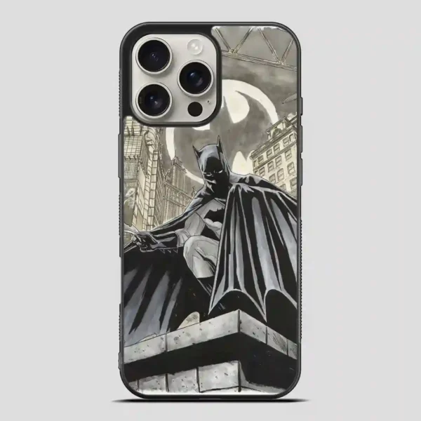 Batman Watercolor Begins iPhone 16 Pro Max Case