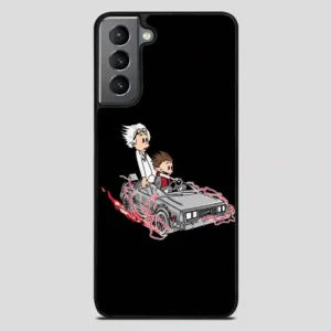 Battlestar Galactica Calvin And Hobbes Samsung Galaxy S21 Plus Case