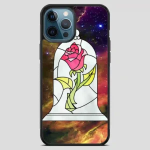 Beauty And The Beast Flower Galaxy iPhone 12 Pro Max Case