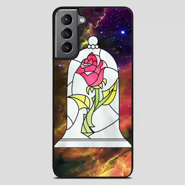Beauty And The Beast Flower Galaxy Samsung Galaxy S21 Plus Case