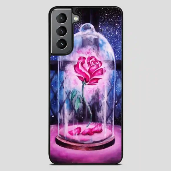 Beauty And The Beast Flower Samsung Galaxy S21 Plus Case