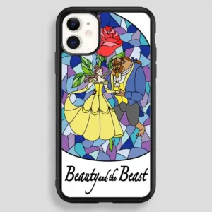 Beauty And The Beast Stayned Glass iPhone 12 Case