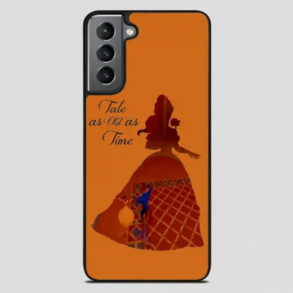 Belle Quote Beauty The Beast Disney Samsung Galaxy S21 Plus Case