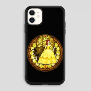 Belle Stained Glass Disney Princess iPhone 11 Case