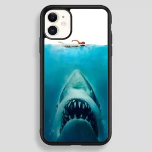 Big White Shark Swim In Sea iPhone 12 Case
