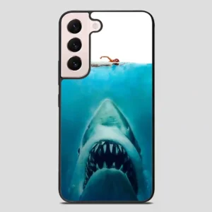 Big White Shark Swim In Sea Samsung Galaxy S22 Plus Case
