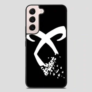 Black And White The Mortal Instruments Samsung Galaxy S22 Plus Case