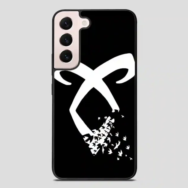 Black And White The Mortal Instruments Samsung Galaxy S22 Plus Case