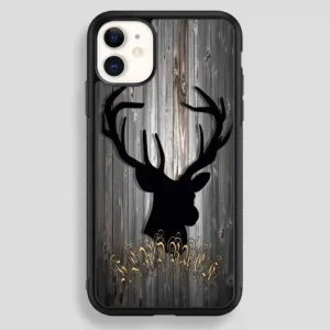 Black Head Buck iPhone 12 Case