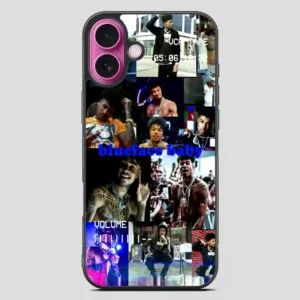 Blue Face Baby iPhone 16 Plus Case