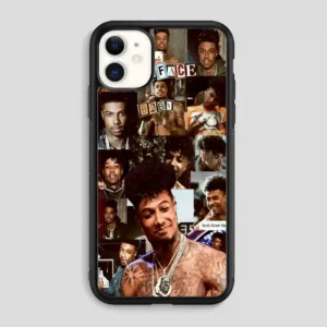 Blue Face Baby Rapper Collage iPhone 11 Case