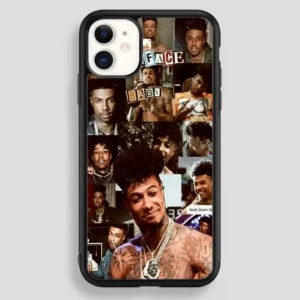Blue Face Baby Rapper Collage iPhone 12 Case