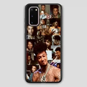 Blue Face Baby Rapper Collage Samsung Galaxy S20 Case