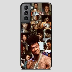 Blue Face Baby Rapper Collage Samsung Galaxy S21 Plus Case