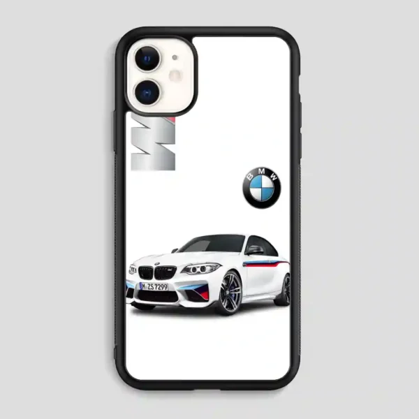 Bmw Logo Car White iPhone 11 Case