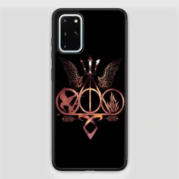 Books Divergent Harry Potter Percy Jackson Hunger Games Mortal Instruments Samsung Galaxy S20 Plus Case