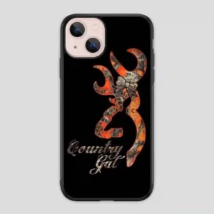 Browning Deer Camo Glitter iPhone 13 Mini Case