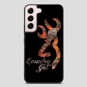 Browning Deer Camo Glitter Samsung Galaxy S22 Plus Case