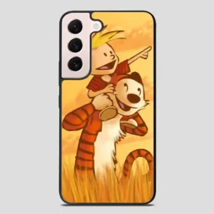 Calvin And Hobbes Friends Funny Samsung Galaxy S22 Plus Case