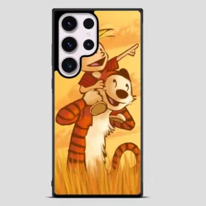 Calvin And Hobbes Friends Funny Samsung Galaxy S23 Ultra Case