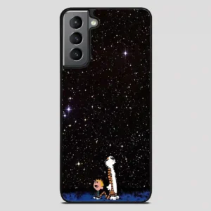 Calvin And Hobbes Galaxy Samsung Galaxy S21 Plus Case