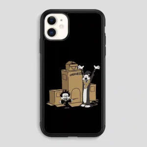 Calvin And Hobbes Harry Potter Hogwartz iPhone 11 Case