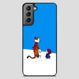 Calvin Hobbes Quote Samsung Galaxy S21 Plus Case