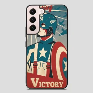 Captain America Retro Poster Samsung Galaxy S22 Plus Case