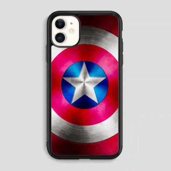 Captain America Shield Inspired iPhone 11 Case