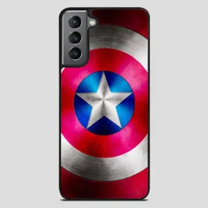 Captain America Shield Inspired Samsung Galaxy S21 Plus Case