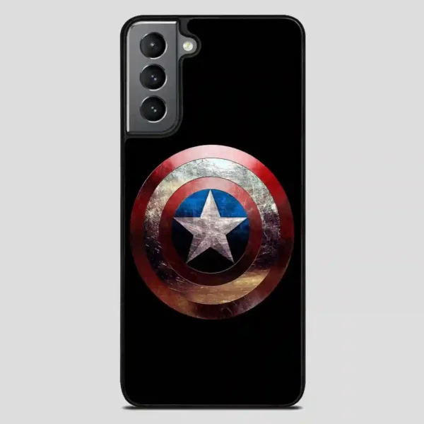 Captain America Shield Retro Samsung Galaxy S21 Plus Case