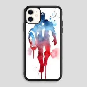 Captain America Water Color iPhone 11 Case