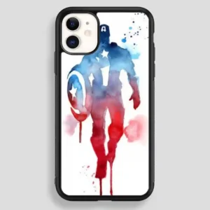 Captain America Water Color iPhone 12 Case