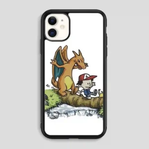 Captain Cal And A Tiger Named Hobbes iPhone 11 Case
