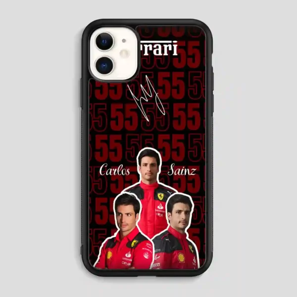 Carlos Sainz Ferrari iPhone 11 Case