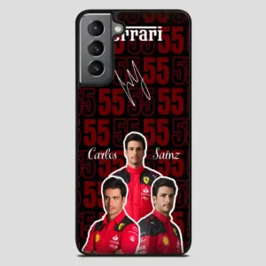 Carlos Sainz Ferrari Samsung Galaxy S21 Plus Case