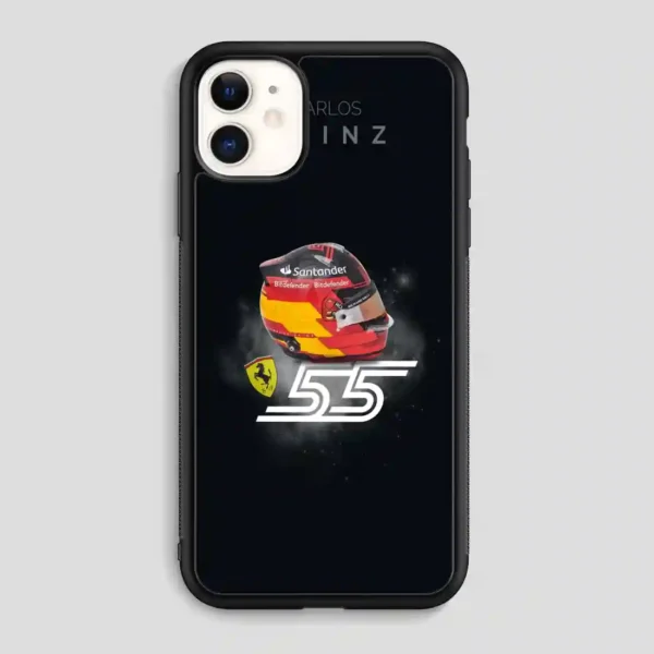 Carlos Sainz Sr Helmet iPhone 11 Case