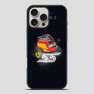 Carlos Sainz Sr Helmet iPhone 16 Pro Max Case